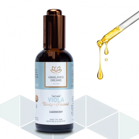 Armonia Olio Ayurvedico Viola per Viso e Corpo (100ml) - Himalaya's Dreams