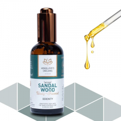 Serenità Olio Ayurvedico Sandalo per Viso e Corpo (100ml) - Himalaya's Dreams