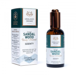 Serenità Olio Ayurvedico Sandalo per Viso e Corpo (100ml) - Himalaya's Dreams 2