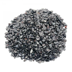 Ematite Sacchetto Chips Pietre Burattate (± 5/8mm) - 50gr.