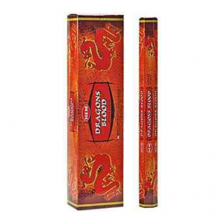 Sangue di Drago 10 Bastoni XL incenso Hem Dragons Blood Garden Masala