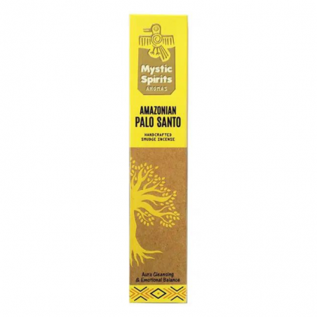 Palo Santo Amazzonia 8 Bastoni Smudge incenso Hari Darshan Mystic Spirits Masala