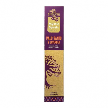 Palo Santo & Lavanda 8 Bastoni Smudge incenso Hari Darshan Mystic Spirits Masala