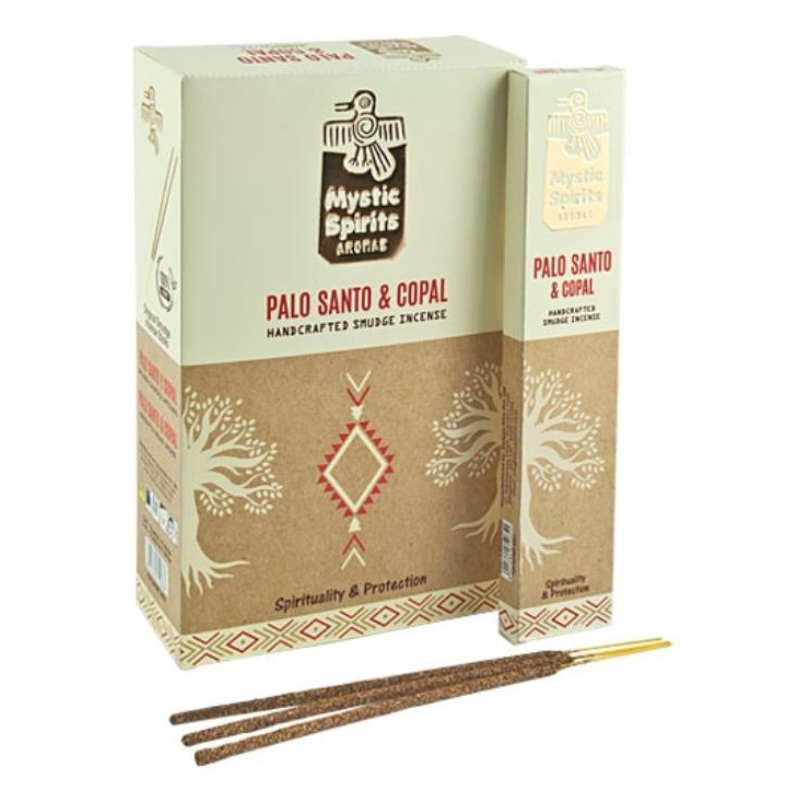Palo Santo & Copal 8 Bastoni Smudge incenso Hari Darshan Mystic Spirits Masala
