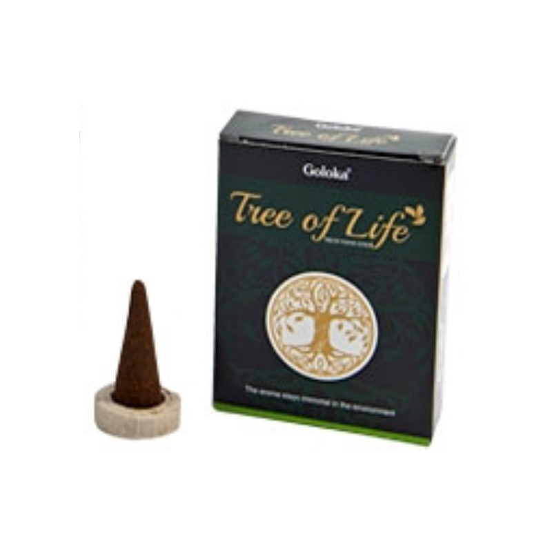 Albero della Vita Coni Incenso Dhoop Goloka Tree of Life Masala