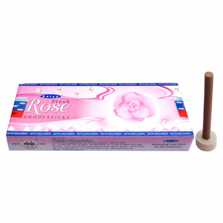 Rosa Fresca Bastoni incenso Dhoop Satya Nag Champa Fresh Rose Masala
