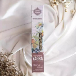 Yagra, Camomilla e Olibano - 8 Bastoni Incenso Linea Yagra 100% Naturali - Sagrada Madre
