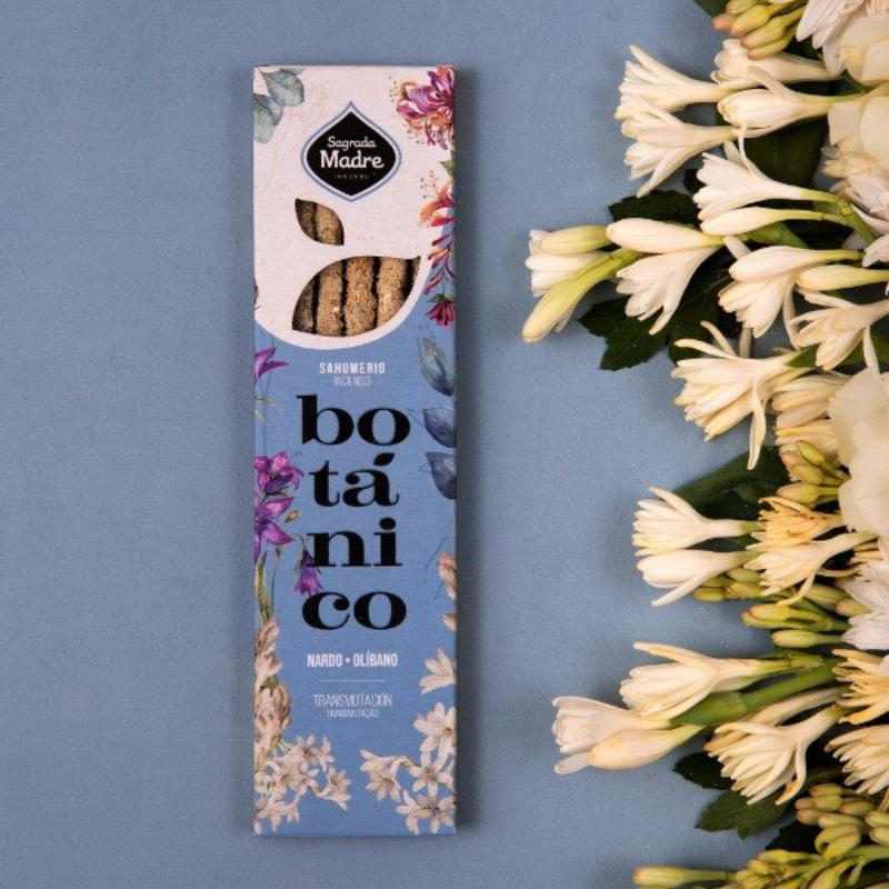 Nardo e Olibano - 6 Bastoni Incenso Botanico 100% Naturali - Sagrada Madre
