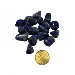 Lapislazzuli Sacchetto Chips Pietre Burattate (± 4 / 13mm) - 50gr.