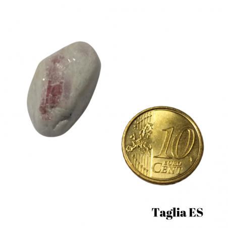 Tormalina Rosa (Rubellite Feldspato) Pietra Burattata Semi Lucida e-small, small, medium, big