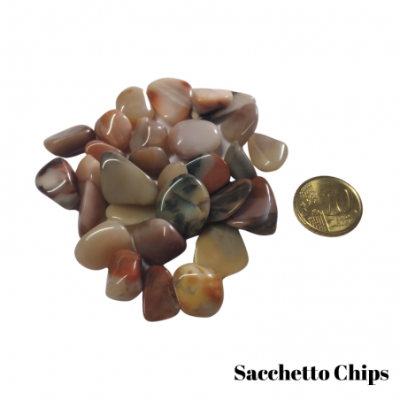 Diaspro Arcobaleno Sacchetto Chips Pietre Burattate - 50gr.
