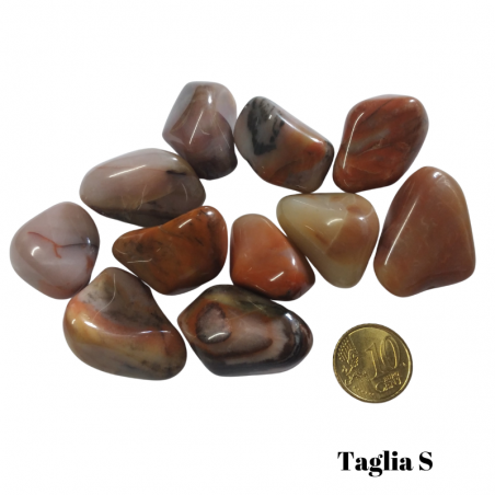 Diaspro Arcobaleno Pietra Burattata extra small, small, medium & big