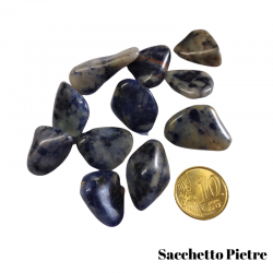 Sodalite Sacchetto Pietre Burattate (4 / 6 Pietre - 50gr.) - Qualità A