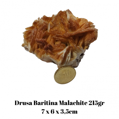 Drusa Baritina (L 7 x L 6 x H 3,5cm - 215gr.) - Pezzo Unico