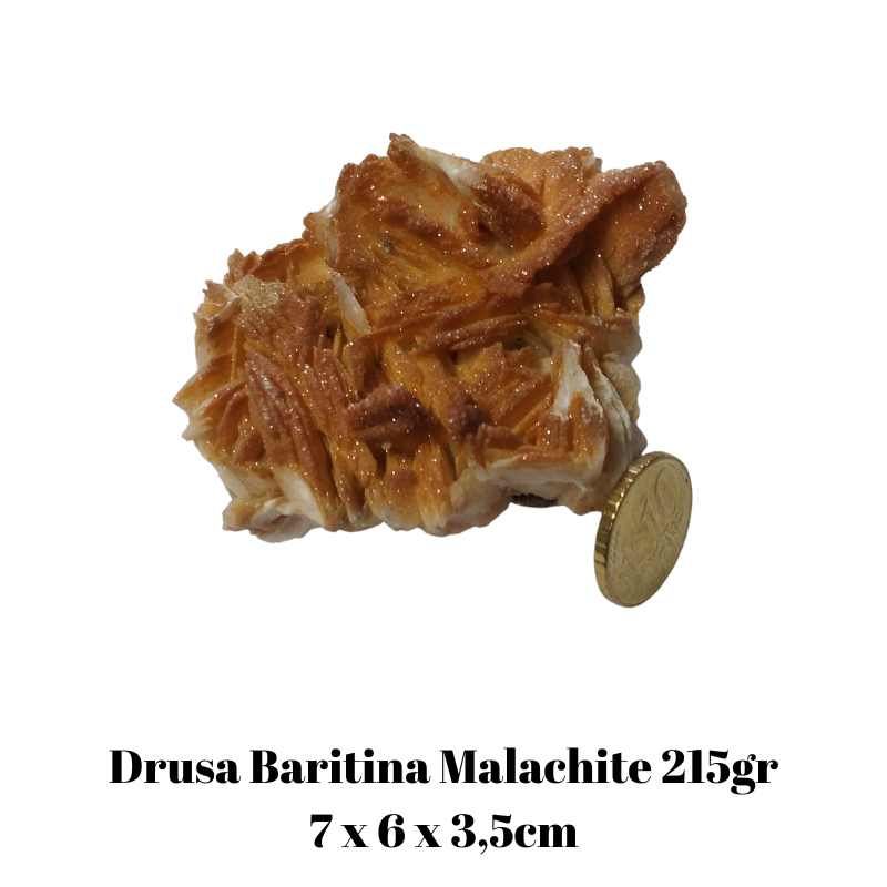 Drusa Baritina (L 7 x L 6 x H 3,5cm - 215gr.) - Pezzo Unico