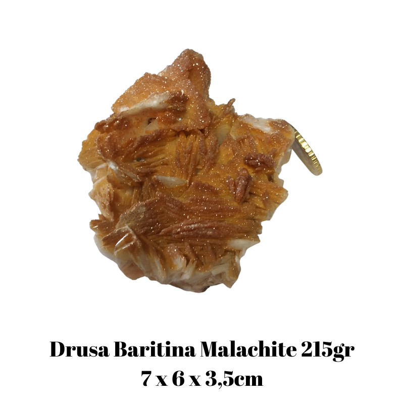 Drusa Baritina (L 7 x L 6 x H 3,5cm - 215gr.) - Pezzo Unico