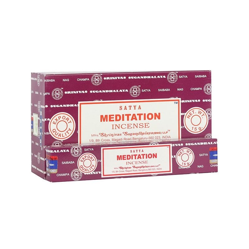Incenso Meditazione 15 Bastoncini – Perfetto per la Concentrazione