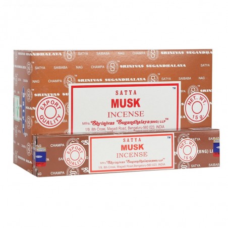 Muschio Incenso Satya Earth Musk Masala - Bastoncini Profumati