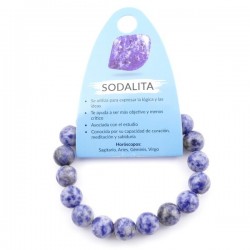 Braccialetto Sodalite con perline da 10mm in Pietra Naturale