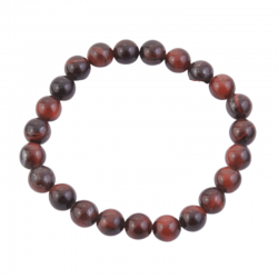Braccialetto Occhio di Bue perline pietra naturale da 8mm