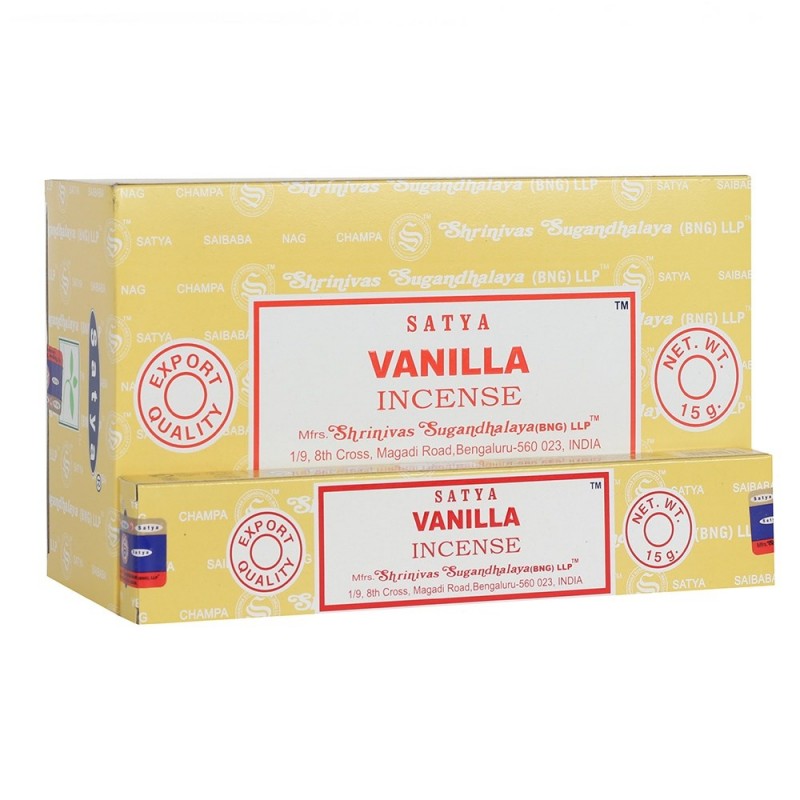 Incenso Satya Earth Vanilla Masala - Profumo di Vaniglia Naturale