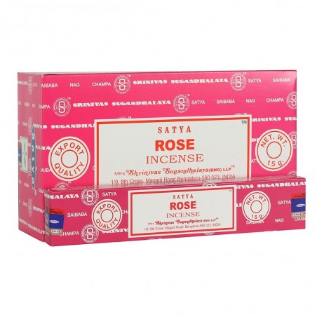 Rosa Bastoncini incenso Satya Earth Rose Masala