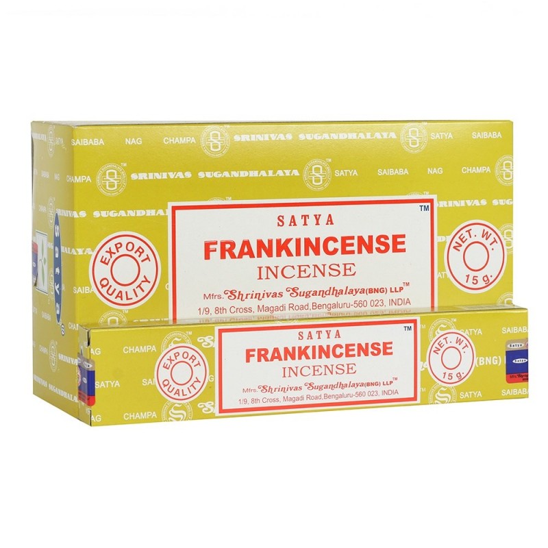 Franchincenso Incenso Satya Earth Frankincense Masala - Bastoncini Pro