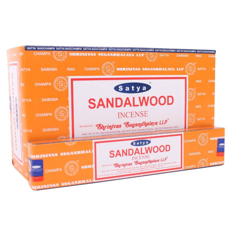 Sandalo Bastoncini incenso Satya Sandalwood Nag Champa Masala