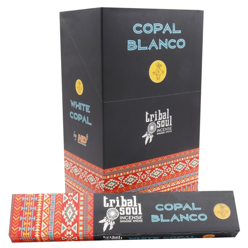 Copal Bianco Bastoncini incenso Hari Darshan Tribal Soul White Copal