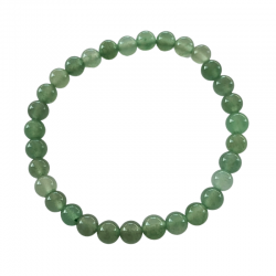 Braccialetto Avventurina Verde perline in pietra naturale da 6mm