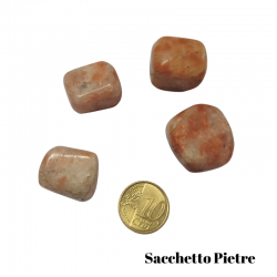 Pietra del sole Burattate in Sacchetto di Velluto da 50gr. (3/4 Pietre)
