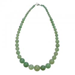 Avventurina Verde Collana a Goccia con perle da 6 a 14mm in pietra naturale