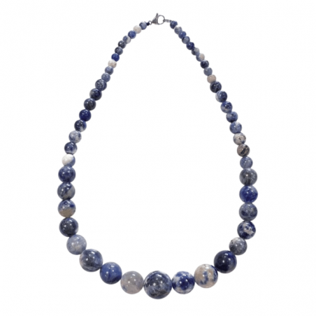 Sodalite Collana a Goccia con perle da 6 a 14mm in pietra naturale