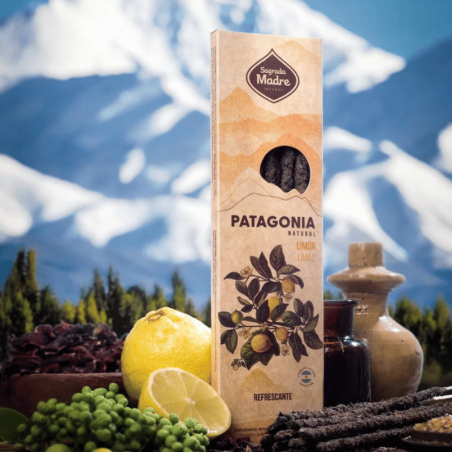 Limone - 6 Bastoni Incenso Patagonia con Erbe 100% Naturali - Sagrada Madre