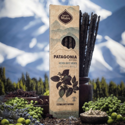 Yerba mate e Menta - 6 Bastoni Incenso Patagonia con Erbe 100% Naturali - Sagrada Madre