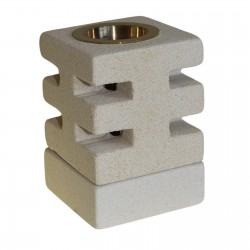Aroma Diffusore in Arenaria e Ottone - Tagli Astratti 2