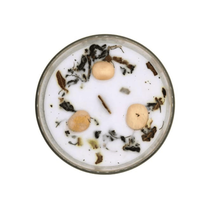 Inner Growth - Menta Piperita, Eucalipto e Pietra di Luna Candela profumata Green Tree - Crescita Interiore - 256gr.