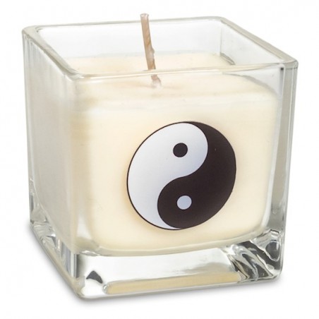 Yin Yang Candela profumata in cera di colza - (6 x 6 x 6cm - ± 25 ore)