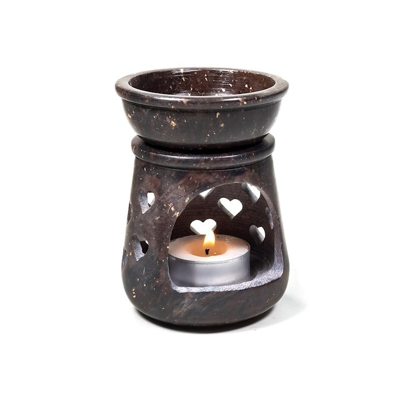 Brucia Essenze in Pietra Ollare - Cuori