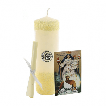 Cero Orisha Ferramentos Offerta Obatala (16 x 5,5cm / ± 300gr.) - Bianco