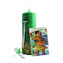 Cero Orisha Ferramentos Offerta Oggun (16 x 5,5cm / ± 300gr.) - Verde
