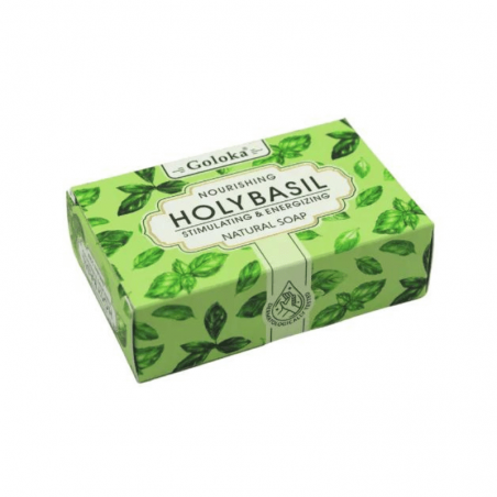 Saponetta Ayurvedica Naturale Basilico Goloka - 75gr.