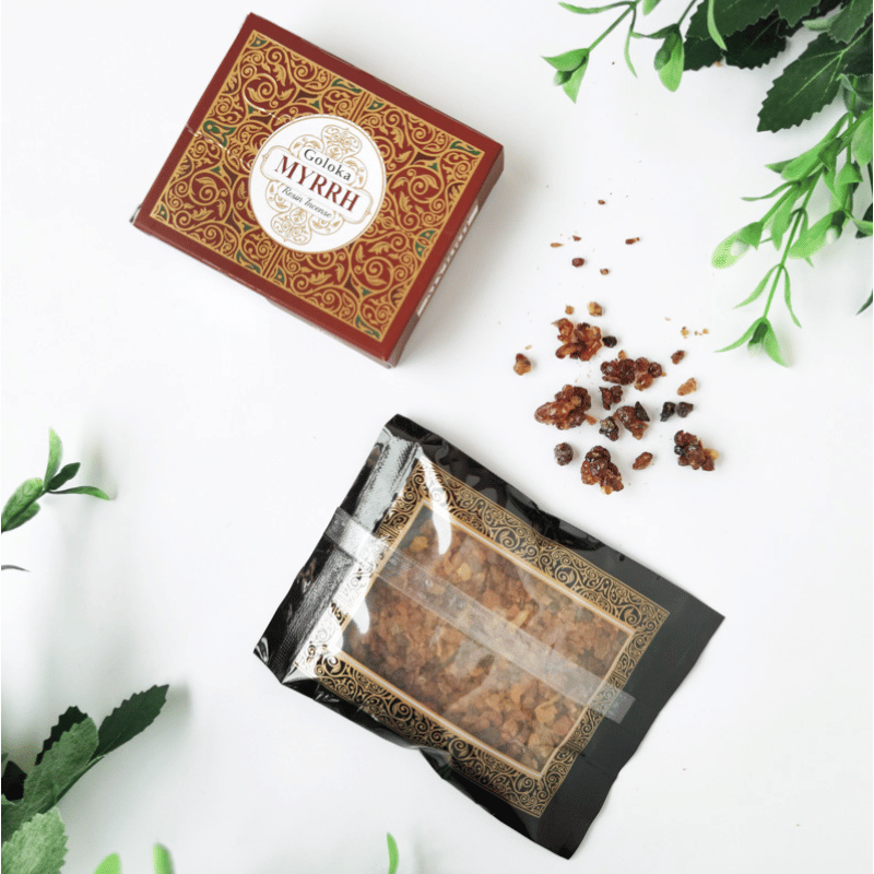 Mirra Resina in grani Goloka Myrrh - Scatolina da 30gr.