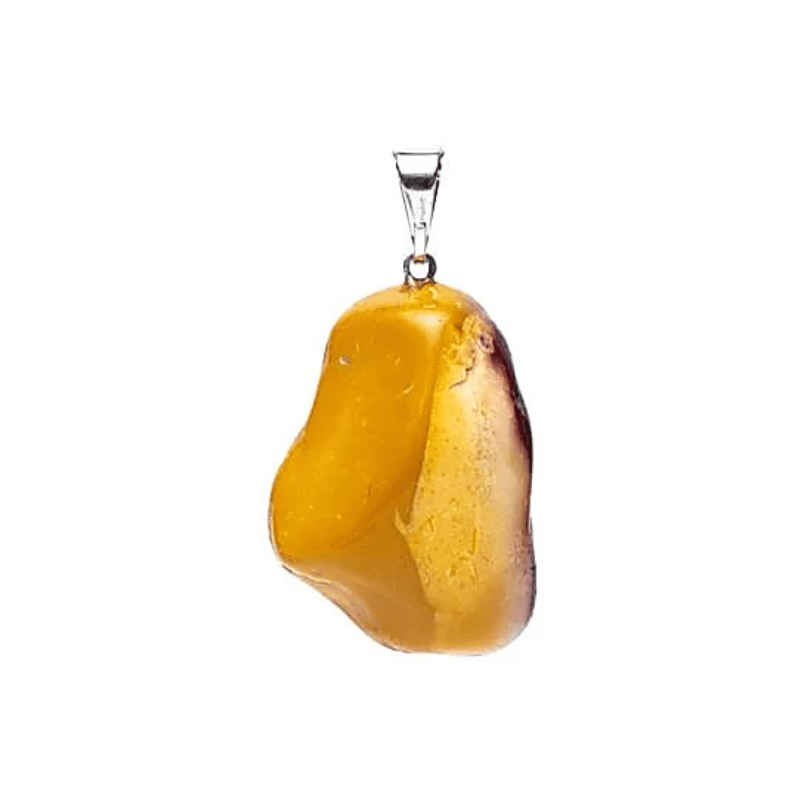 Pendente Mokaite Pietra Naturale forata - (± 20mm)