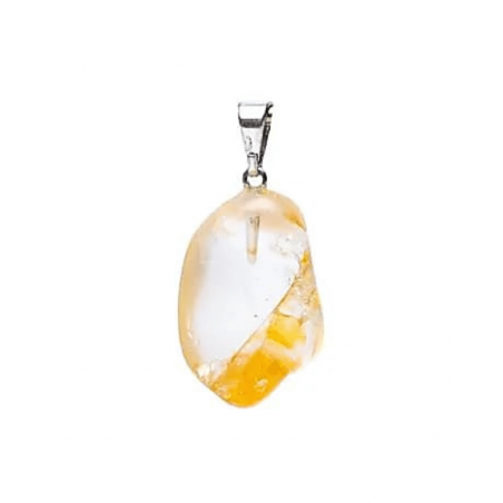 Pendente Quarzo Ematoide Pietra Naturale forata - (± 25mm)