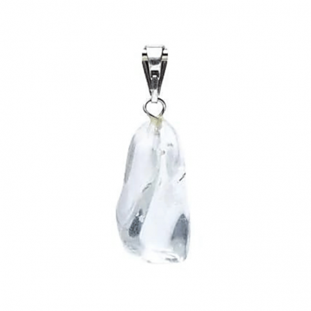Pendente Prasiolite Pietra Naturale forata - (± 25mm)