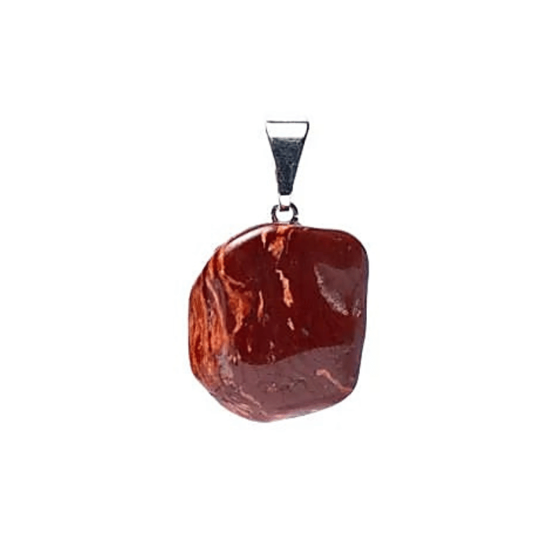 Pendente diaspro pelle di serpente Pietra Naturale forata - (± 20mm)