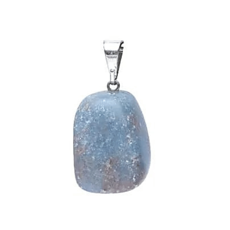 Pendente Angelite Pietra Naturale forata - (± 25mm)