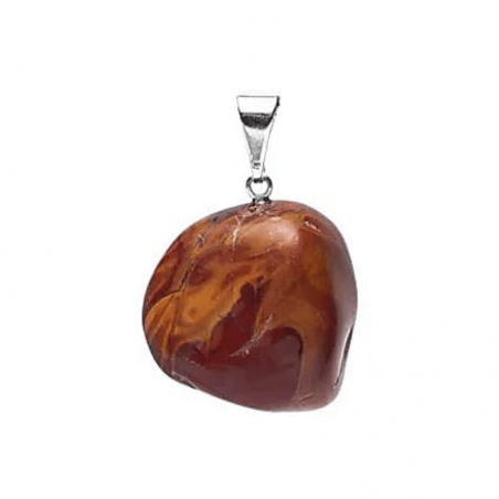 Pendente Diaspro Norina Pietra Naturale forata - (± 30mm)
