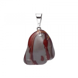 Pendente Diaspro Norina Pietra Naturale forata - (± 30mm) 2